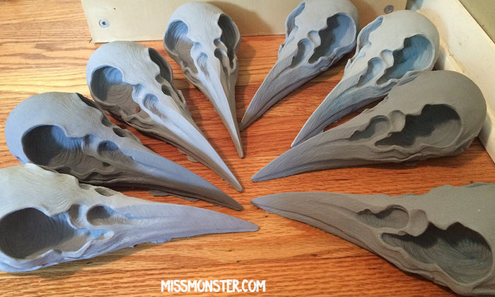 CROW CREATURE SKULL CAST