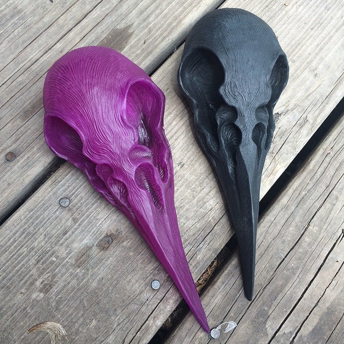 CROW CREATURE SKULL SCONCE