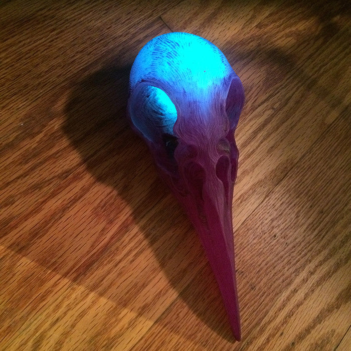 CROW CREATURE SKULL SCONCE