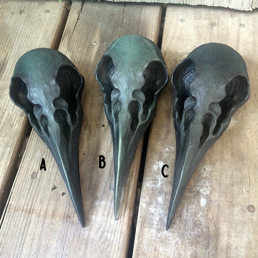 CROW SKULL SCONCE LIGHT