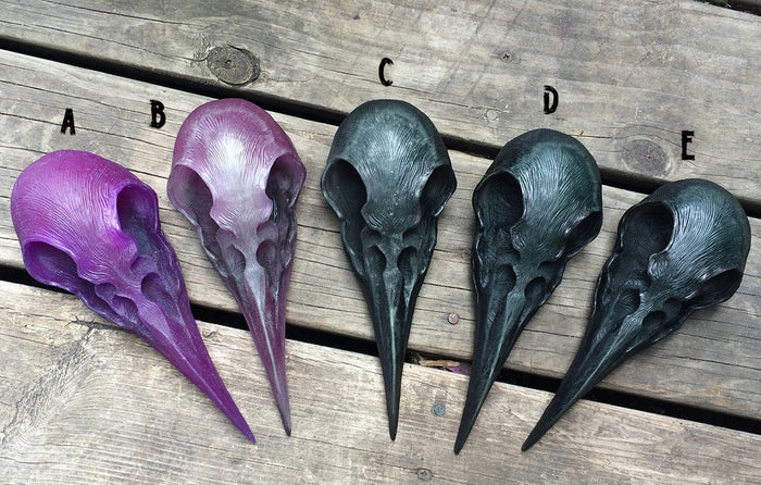 CROW SKULL SCONCE LIGHT