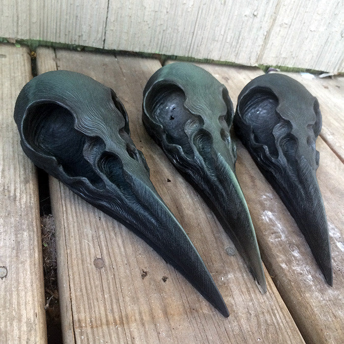 CROW SKULL SCONCE LIGHT