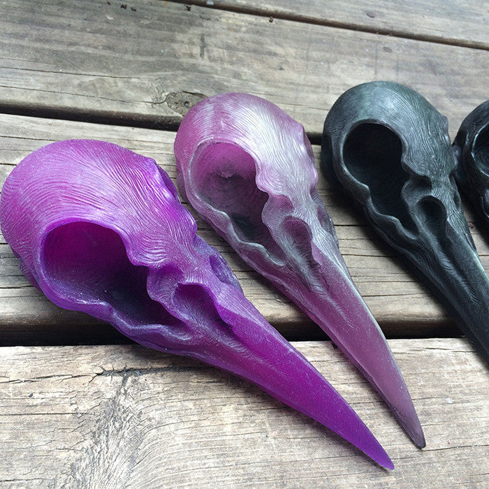 CROW SKULL SCONCE LIGHT