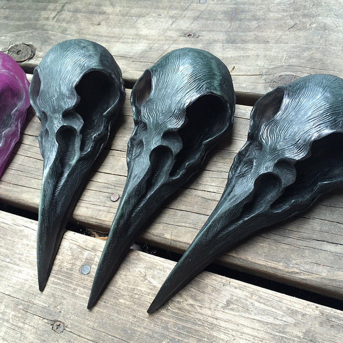 CROW SKULL SCONCE LIGHT
