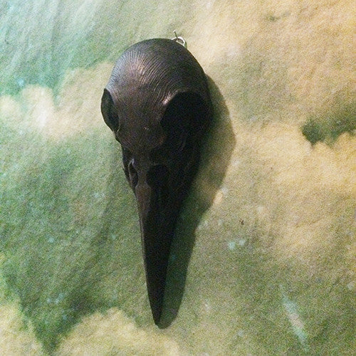 CROW SKULL SCONCE LIGHT