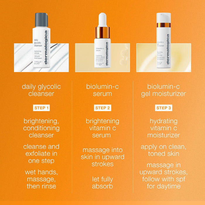 daily brightness boosters kit steps how to use