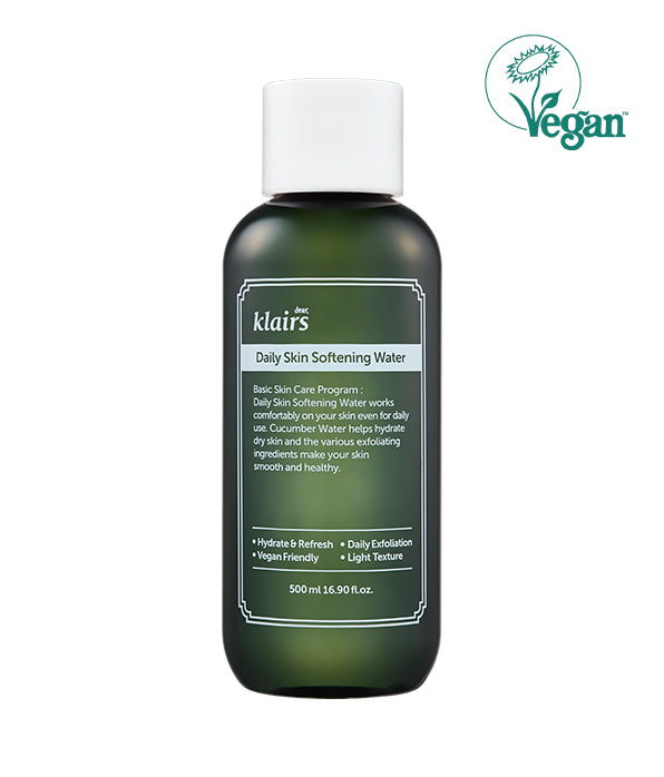DEAR KLAIRS daily skin softenig water تونر البشرة المهدئ بماء الخيار