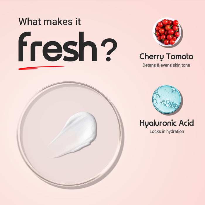 Cherry tomato hyaluronic acid fresh active formula
