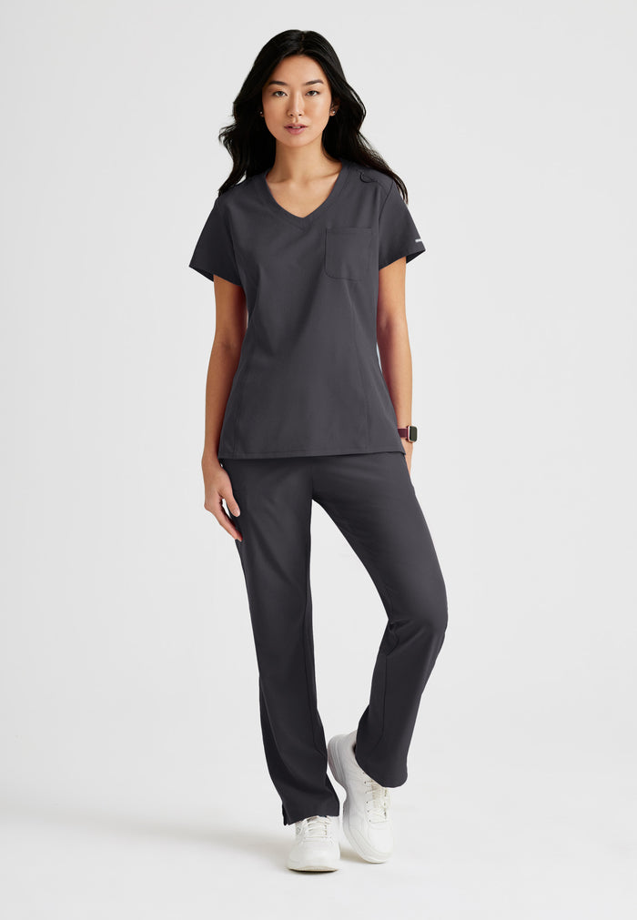 Dignity Top - Pewter - Grey's Anatomy Scrubs