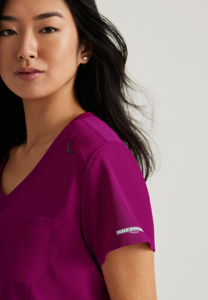 Dignity Top - Wine - Grey's Anatomy Scrubs