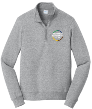 DISTRICT 196 MATHEMATICS FAN FAVORITE FLEECE 1/4 ZIP PULLOVER (2 COLORS)