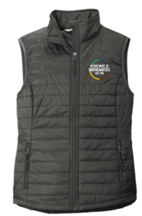 DISTRICT 196 MATHEMATICS WOMEN'S PACKABLE PUFFY VEST (2 COLORS)