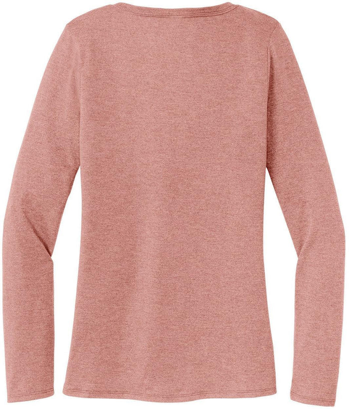 no-logo District Ladies Perfect Tri Long Sleeve V-Neck Tee-Regular-District-Thread Logic
