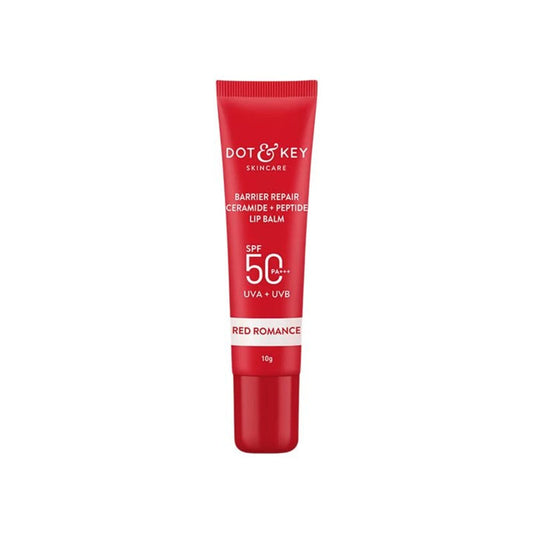 Dot and Key Barrier Repair Ceramide + Peptide Lip Balm - Red Romance 10g