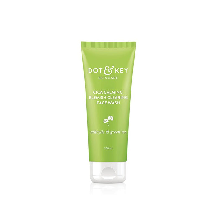 Dot and Key Cica Calming Blemish Clearing Gel Face Wash 100ml