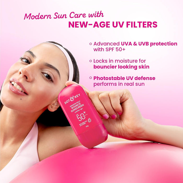 Dot and Key Dragon Fruit Bounce Sunscreen SPF 50+ PA++++ 50g