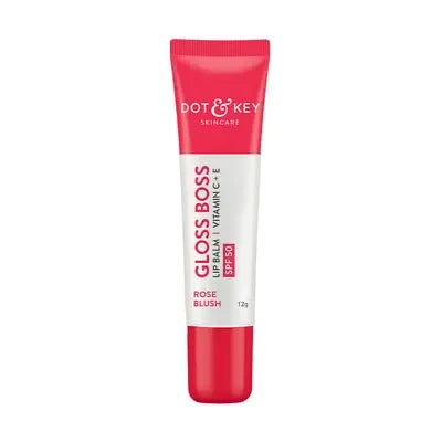 Dot and Key Gloss Boss Vitamin C + E SPF50 Lip Balm – Rose Blush 12g