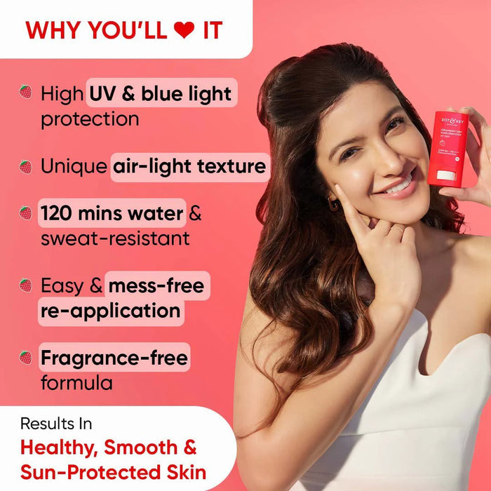 Dot and Key Strawberry Dew Sunscreen Stick SPF 50+PA++++ 20g