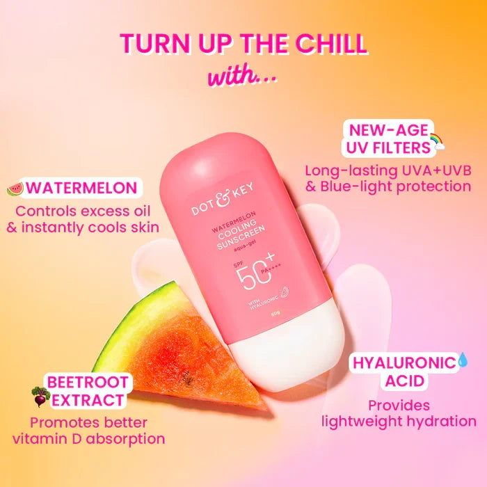 Dot and Key Watermelon Cooling Sunscreen SPF 50+ PA++++ (80gm)