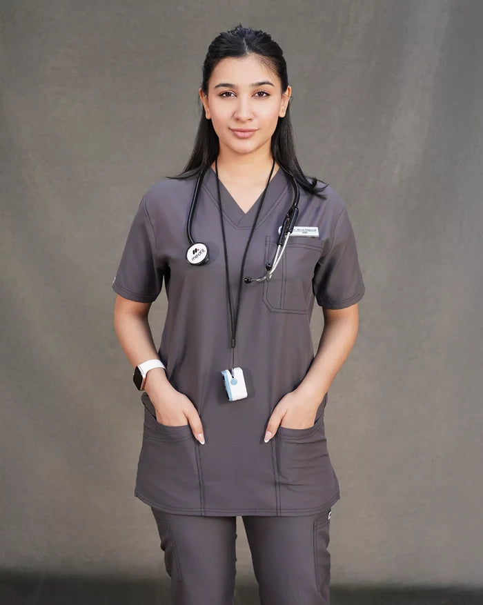 Double stitch scrubs for women in Pakistan