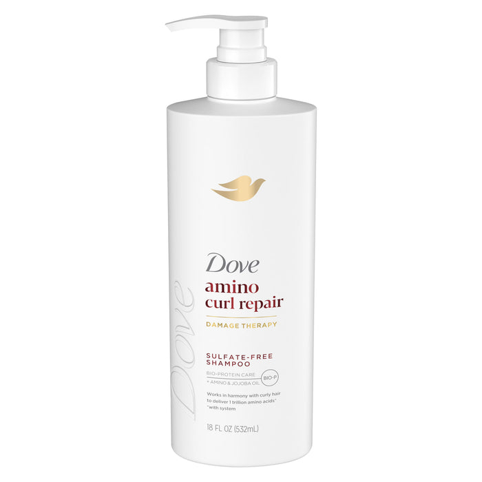 DOVE Amino Curl Repair Damage Therapy Sulfate-Free Shampoo شامبو دوف أمينو كيرل