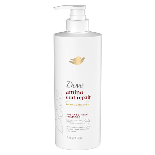 DOVE Amino Curl Repair Damage Therapy Sulfate-Free Shampoo شامبو دوف أمينو كيرل