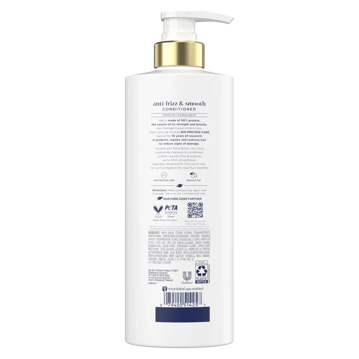 DOVE Anti-Frizz & Smooth Damage Therapy Conditioner بلسم دوف لمكافحة التجعد وتنعيم الشعر التالف