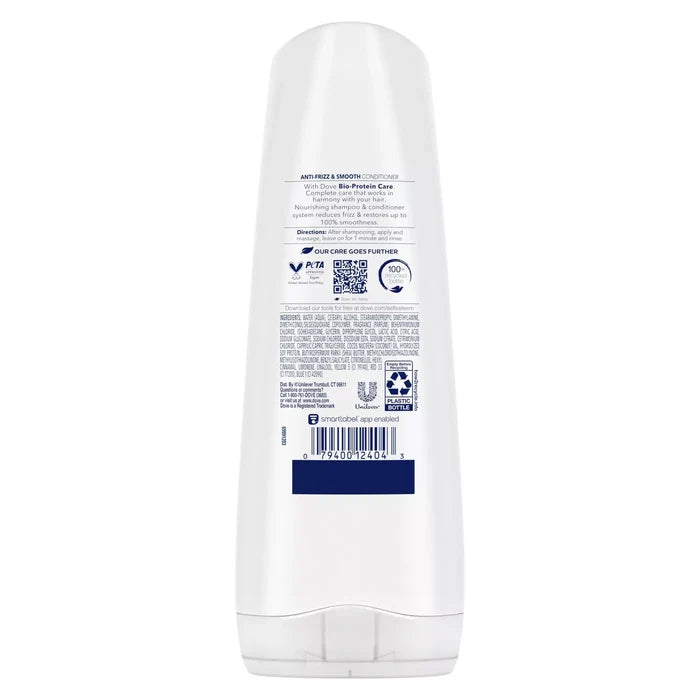DOVE Anti-Frizz & Smooth Damage Therapy Conditioner بلسم دوف لمكافحة التجعد وإصلاح الشعر التلف
