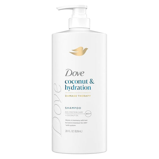 DOVE Damage Therapy Coconut & Hydration Shampoo شامبو دوف علاج التلف بجوز الهند والترطيب
