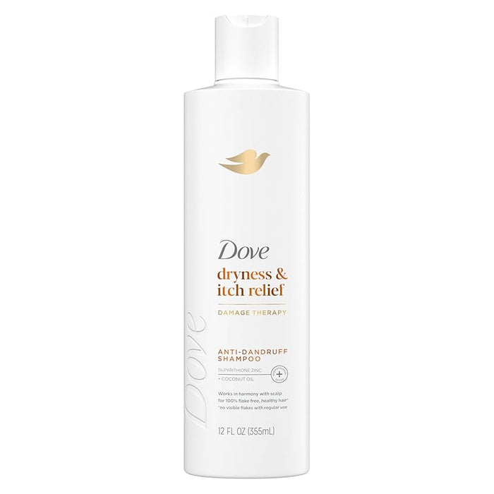 DOVE Dryness & Itch Relief Damage Therapy Anti-Dandruff Shampoo دوف شامبو علاج القشرة لتخفيف الجفاف والحكة وإصلاح التلف