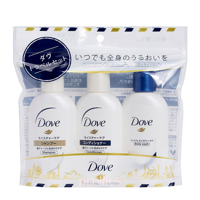 DOVE Travel Set (Shampoo + Conditioner + Body Wash)