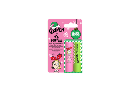 DPP x The Grinch Candy Cane Lip Scrub & Peach Pink Balm Duo