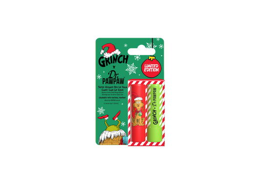 DPP x The Grinch Candy Cane Lip Scrub & Ultimate Red Balm Duo