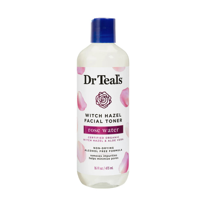 DR TEAL'S Witch Hazel Facial Toner Rose Water