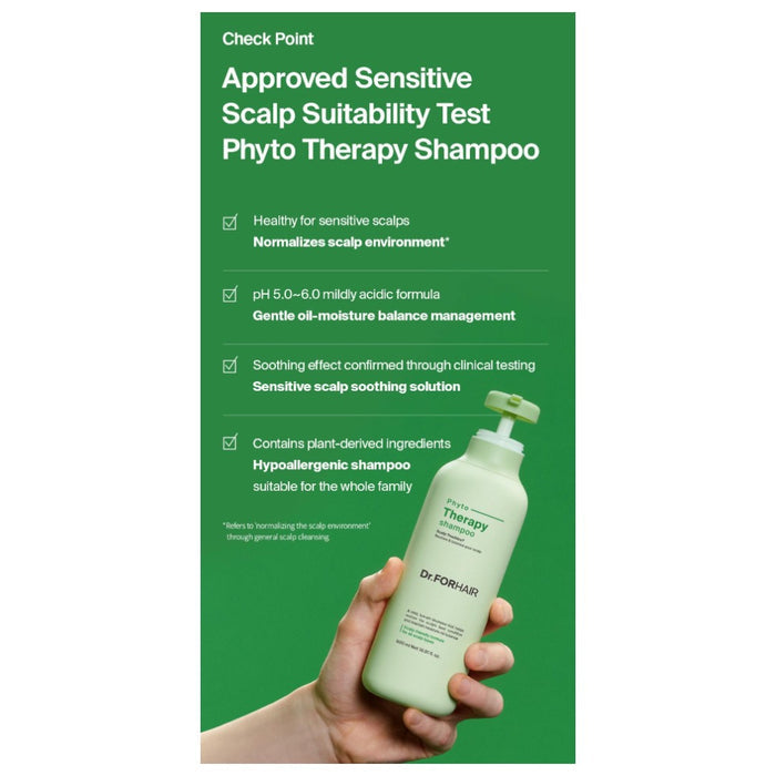 Dr.FORHAIR Phyto Therapy Shampoo 500ml | VGLE Beauty Canada