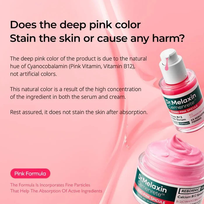 Dr.Melaxin Cemenrete Cyano Pink Spicule Cream 50 mL