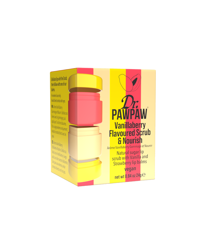 Dr.PAWPAW Vanillaberry Flavoured Scrub & Nourish Stacker