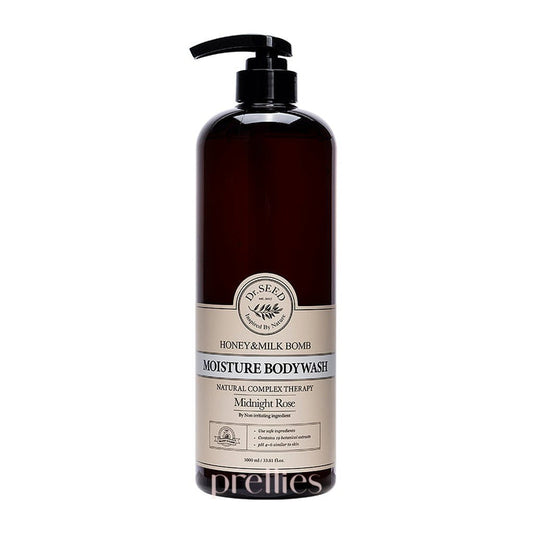Dr.SEED Honey & Milk Bomb Moisture Body Wash 1000ml (Midnight Rose)
