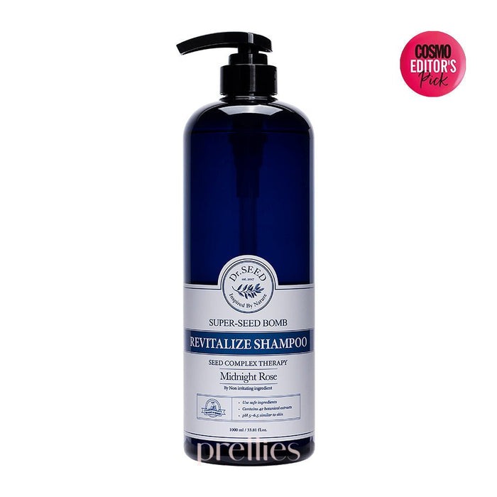 Dr.SEED Super Seed Bomb Revitalize Shampoo 1000ml (Midnight Rose)