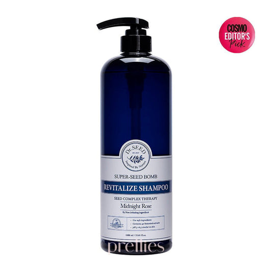 Dr.SEED Super Seed Bomb Revitalize Shampoo 1000ml (Midnight Rose)