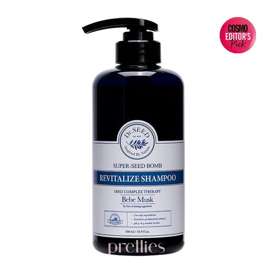 Dr.SEED Super Seed Bomb Revitalize Shampoo 500ml (Bebe Musk)