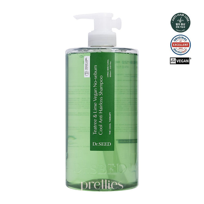 Dr.SEED Teatree And Lime Vegan No-sebum Cool Anti Hairloss Shampoo 1000ml