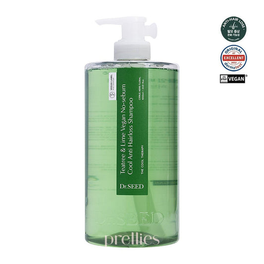 Dr.SEED Teatree And Lime Vegan No-sebum Cool Anti Hairloss Shampoo 1000ml