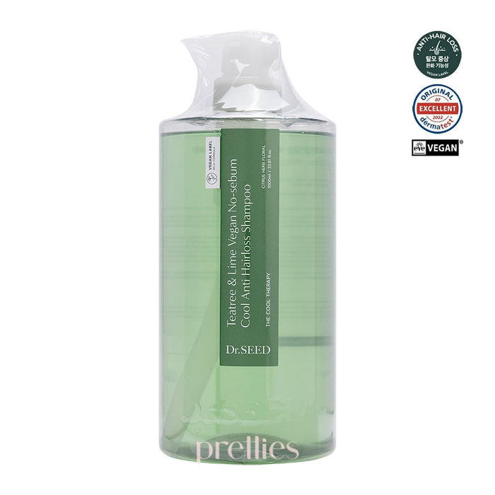 Dr.SEED Teatree And Lime Vegan No-sebum Cool Anti Hairloss Shampoo 1000ml