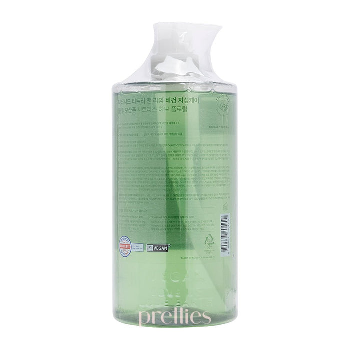 Dr.SEED Teatree And Lime Vegan No-sebum Cool Anti Hairloss Shampoo 1000ml