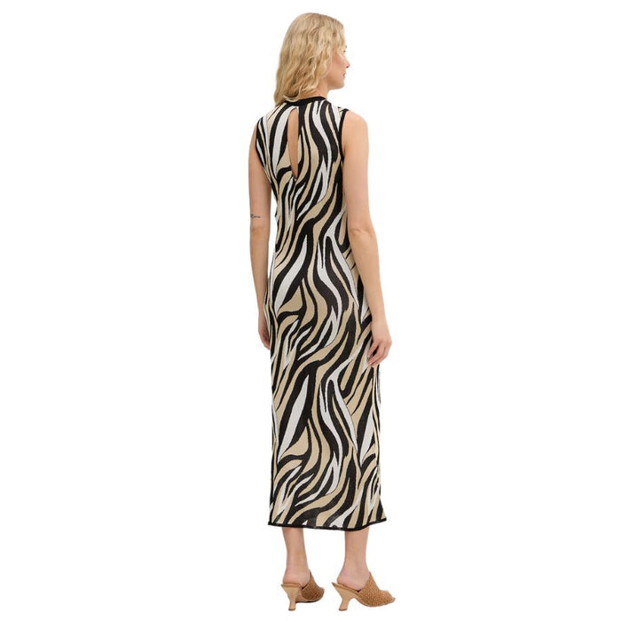 Duomo Zebra Print Womens Dress 2613321034200
