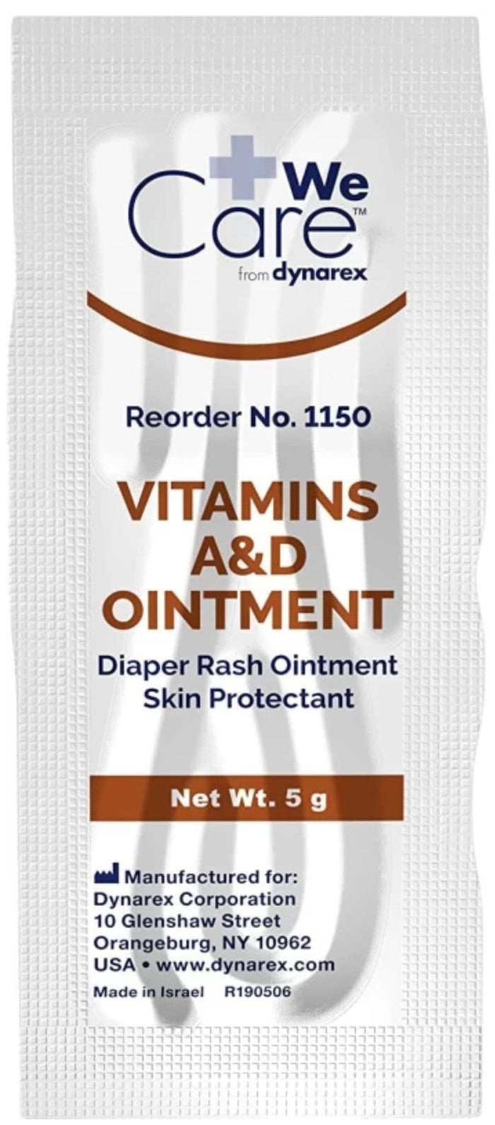 Dynarex Vitamins A and D Ointment, ( After Care For Tattoo and Permanent makeup) 5g × 10 packets - SD Cosmetics Care