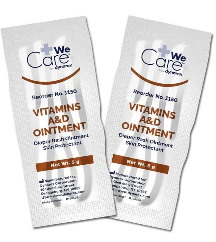 Dynarex Vitamins A and D Ointment, ( After Care For Tattoo and Permanent makeup) 5g × 10 packets - SD Cosmetics Care