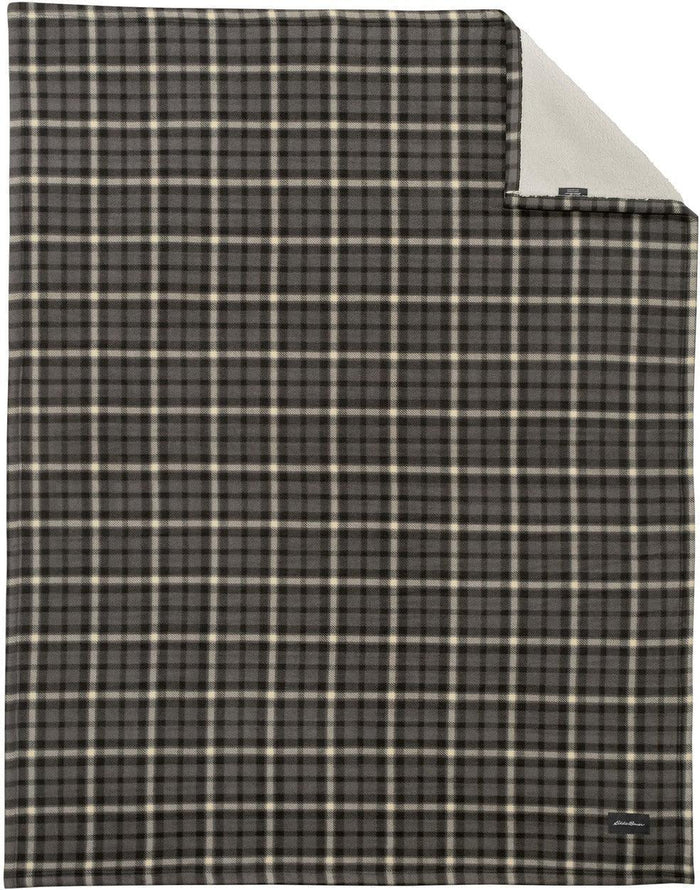 no-logo Eddie Bauer Woodland Blanket-Regular-Eddie Bauer-Grey Steel/Bone-1 Size-Thread Logic
