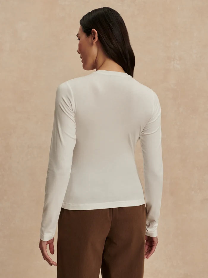 Edna Long Sleeve Fitted Womens Top VAR03034